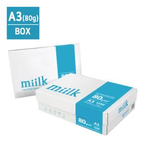 [한국제지] 밀크복사용지A3(80g,250매*5권)★★